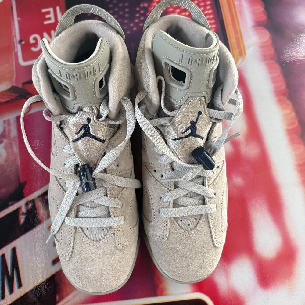 Air Jordan 6 Retro Gs Magnet College Navy